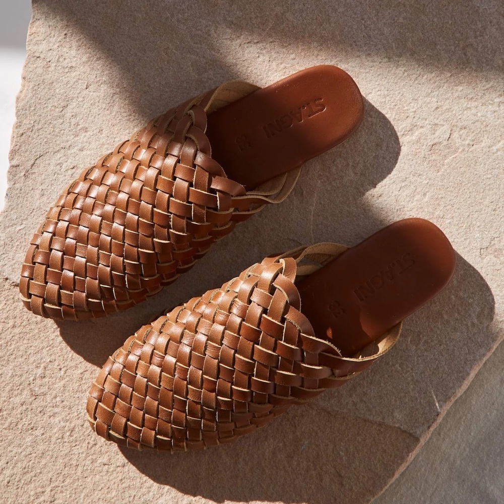 ST. AGNI BUNTO WOVEN LOAFER VINTAGE TAN 37